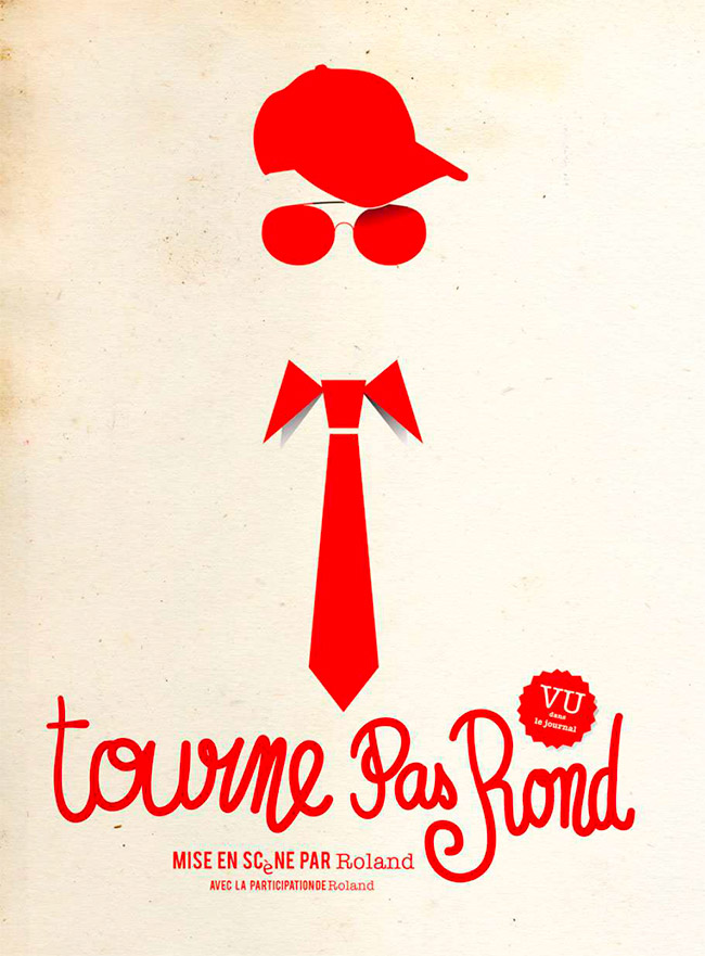 Affiche spectacle de cirque en scène Pas si bête