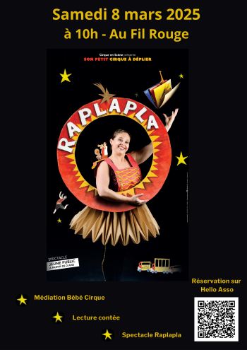 Affiche médiation Raplapla 8 mars 2025 web