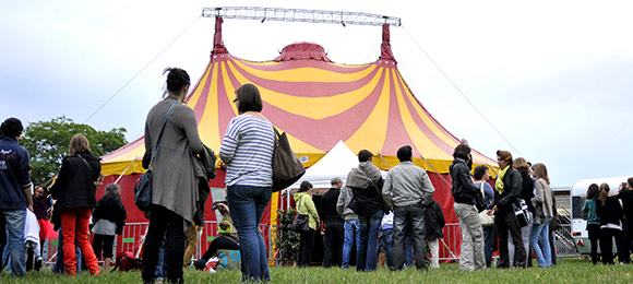 Le chapiteau de Cirque en Scène à Niort