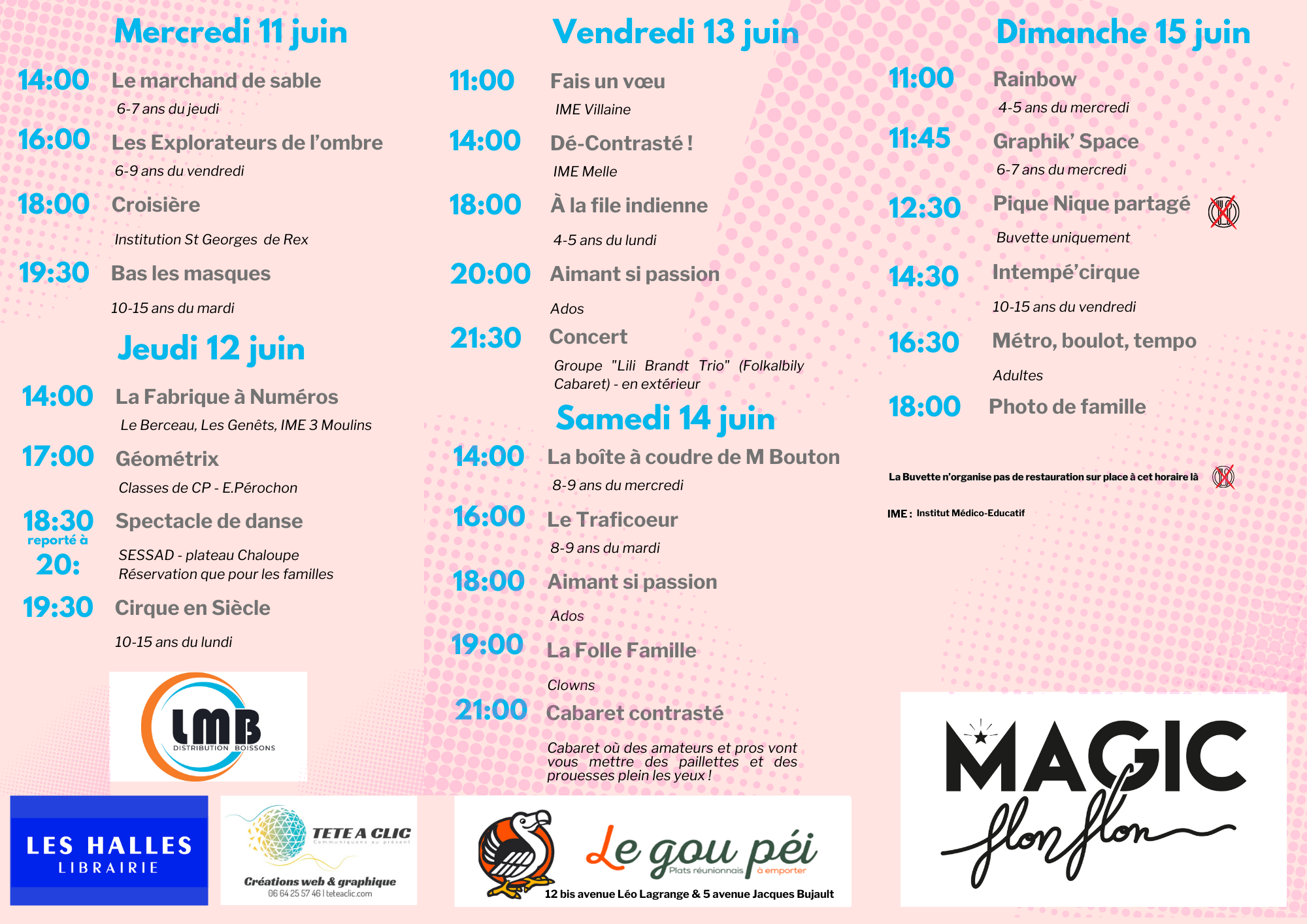 programme fête 2024 verso